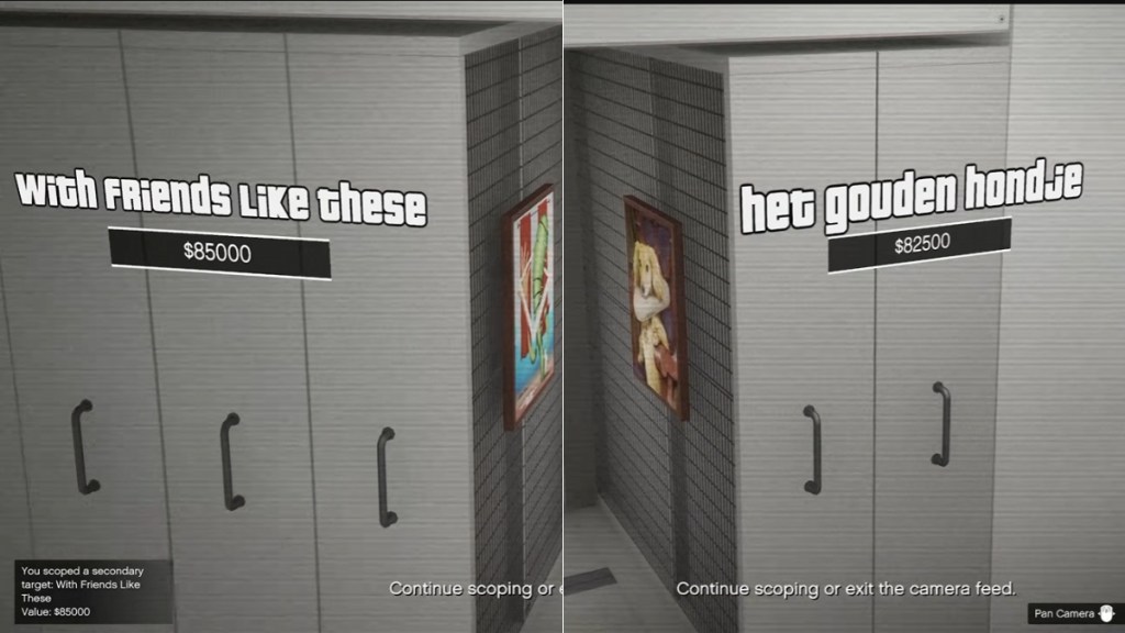 Vault 91 artworks in GTA Online