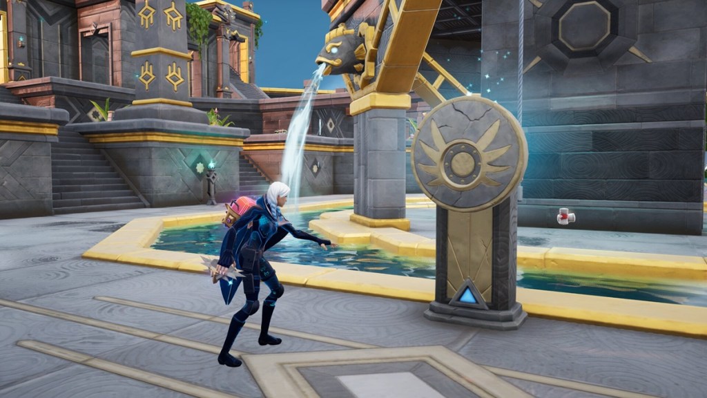 Activating Fortnite Vault in Stone Sanctum