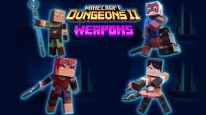 All Confirmed Weapons in Minecraft Dungeons 2