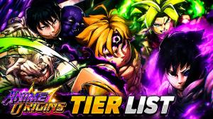 Anime Origins Tier List - Best Units Ranked