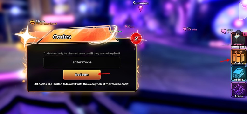 Anime Origins codes redeem