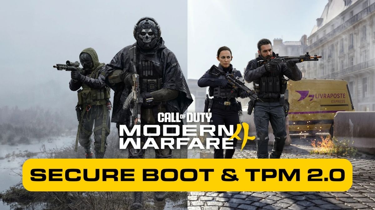 Call of Duty Modern Warfare 4 Secure boot and tpm 2.0 guide