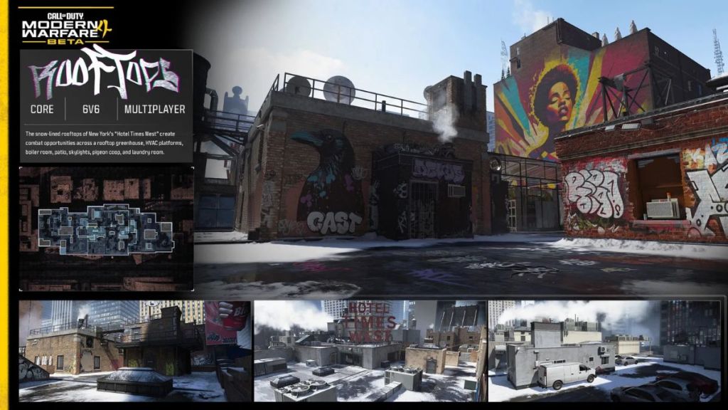 Call of Duty Modern Warfare 4 Rooftops map