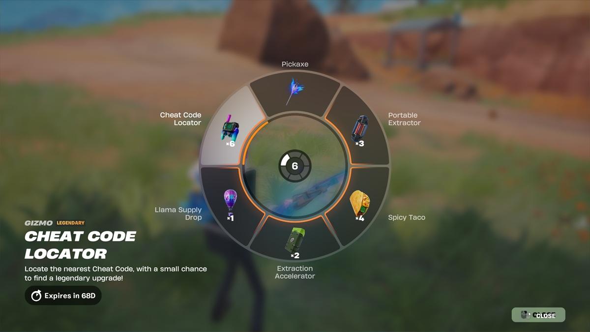 Cheat Code Locator from Pickaxe Gizmo slot