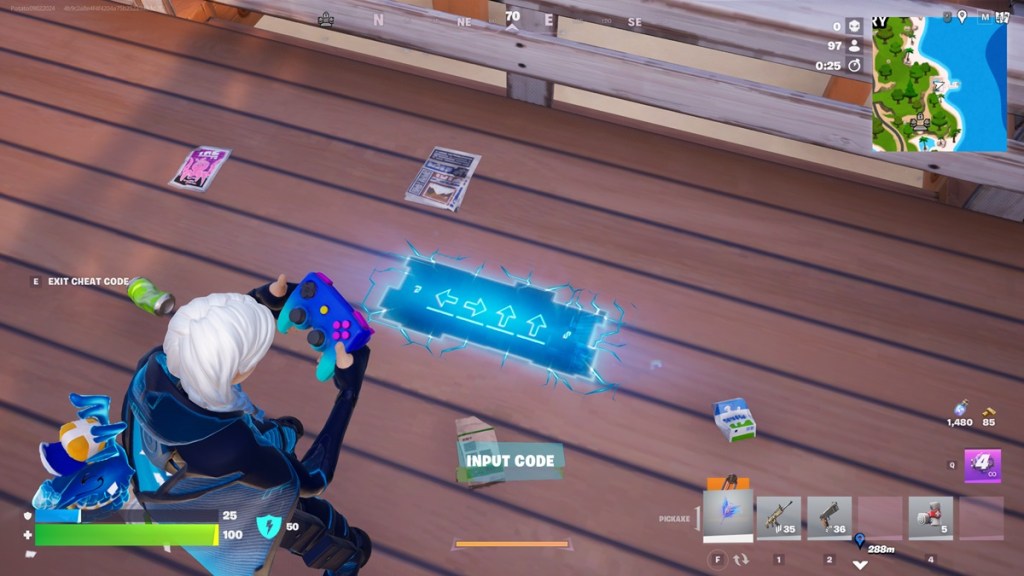 Cheat Code in Fortnite
