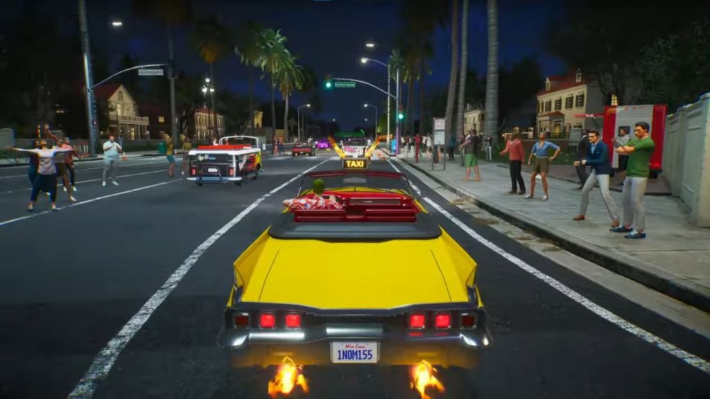 Crazy Taxi world tour race start