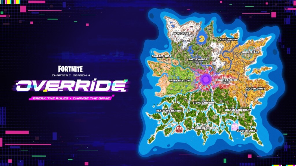 Fortnite Chapter 7 Season 4 Main Map