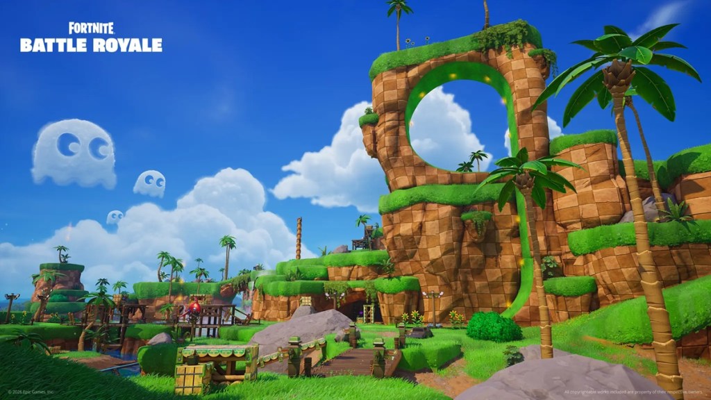 Fortnite Green Hill Zone POI