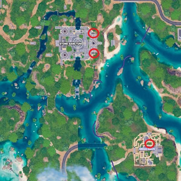 Fortnite Vault Key locations in Chapter 7 Season 4