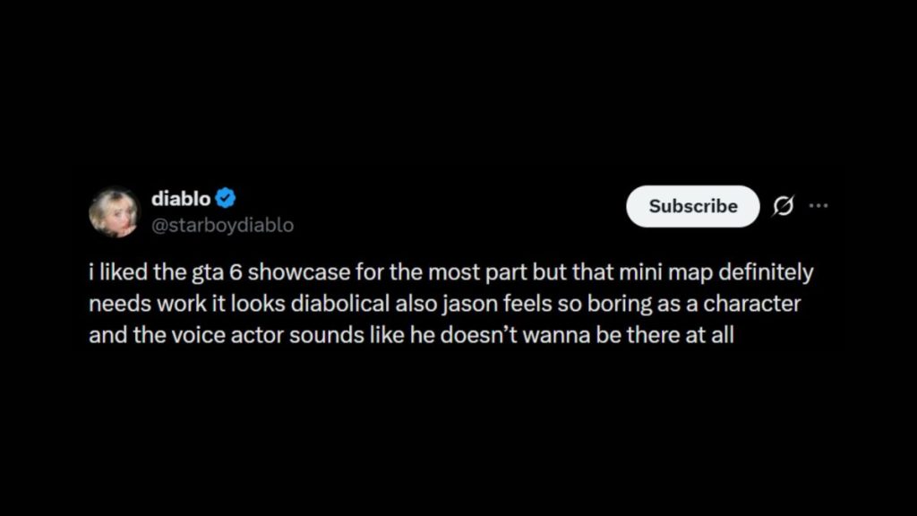 GTA 6 fans calling Jason boring as a character
