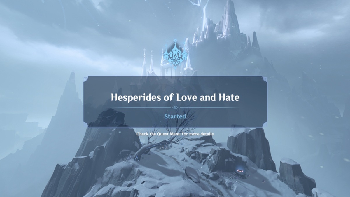 Genshin Impact Hesperides of Love and Hate World Quest Guide