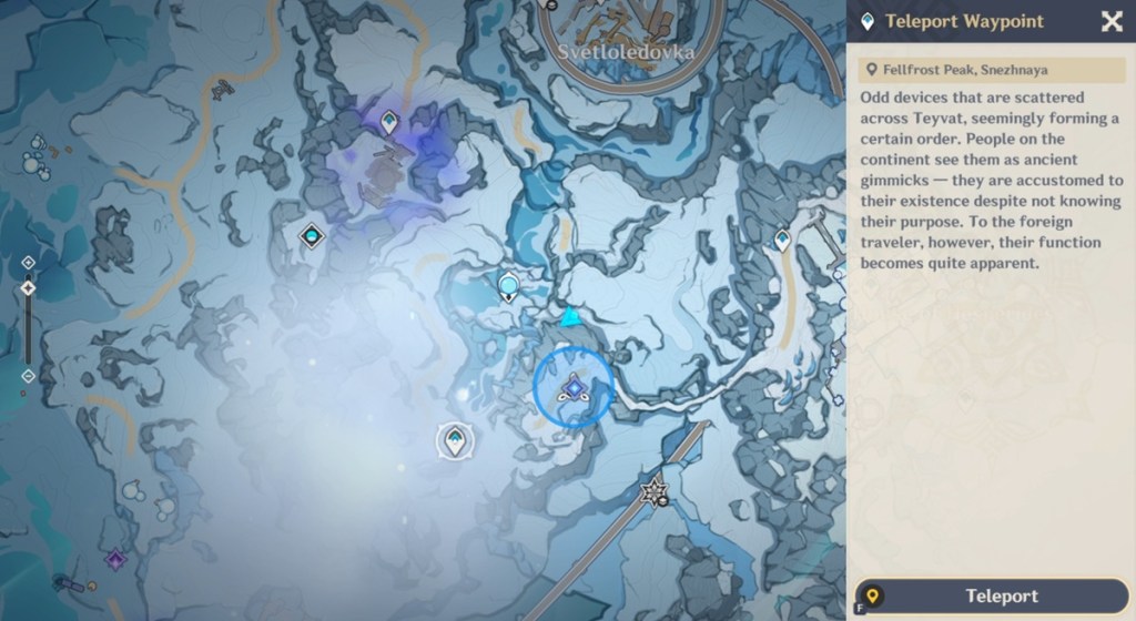 Genshin Impact 'Hesperides of Love and Hate' World Quest starting location
