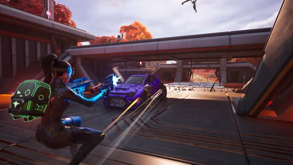 HJSH-18 Masamune Assault Rifle and TKI-20 Shingen SMG in Fortnite