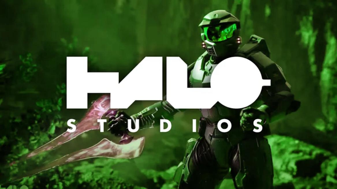 Halo Studios logo with Campaign Evolved gameplay in the back