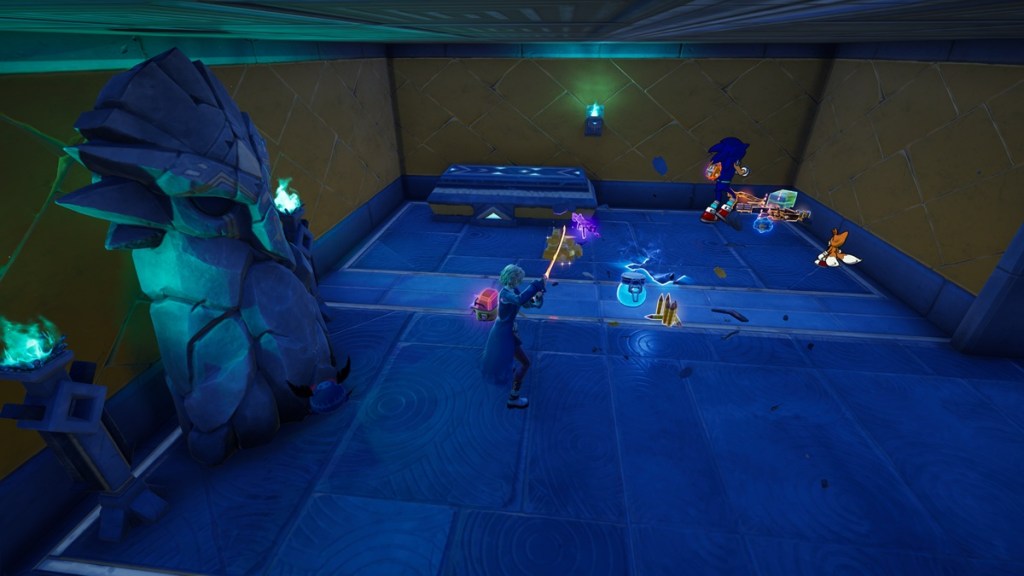 Inside vault in Mega Maze Landmark