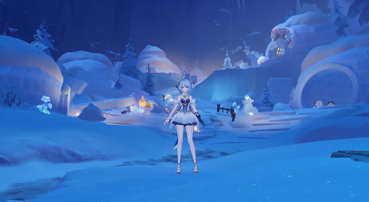 Jack Frost Village Genshin Impact Snezhnaya