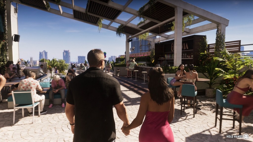 Jason and Lucia holding hands GTA 6