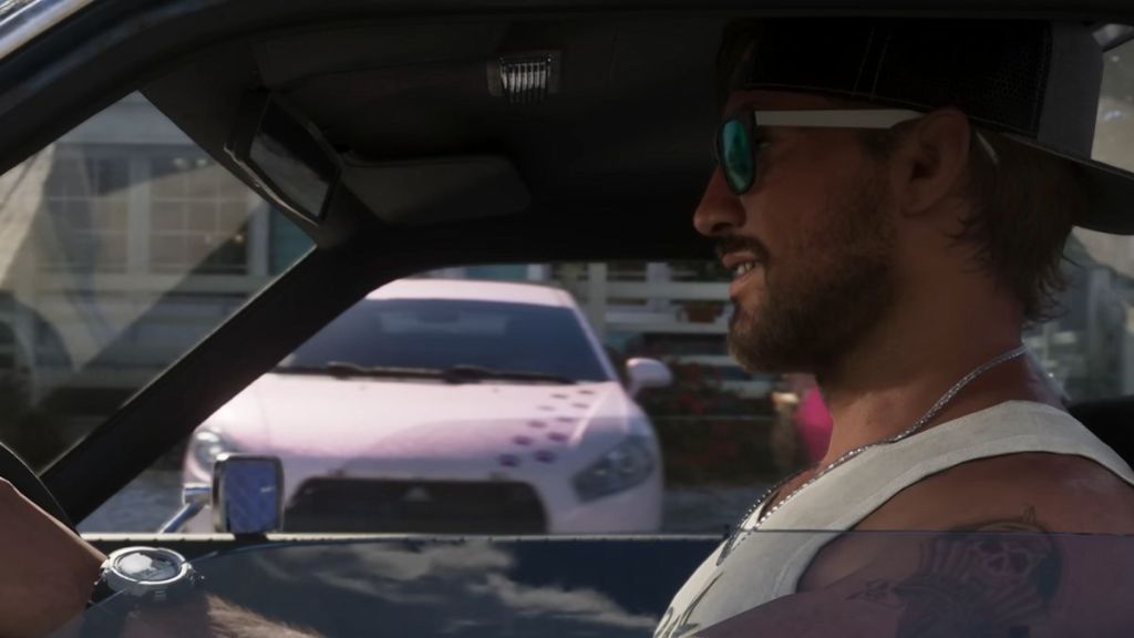 Jason driving car in GTA 6