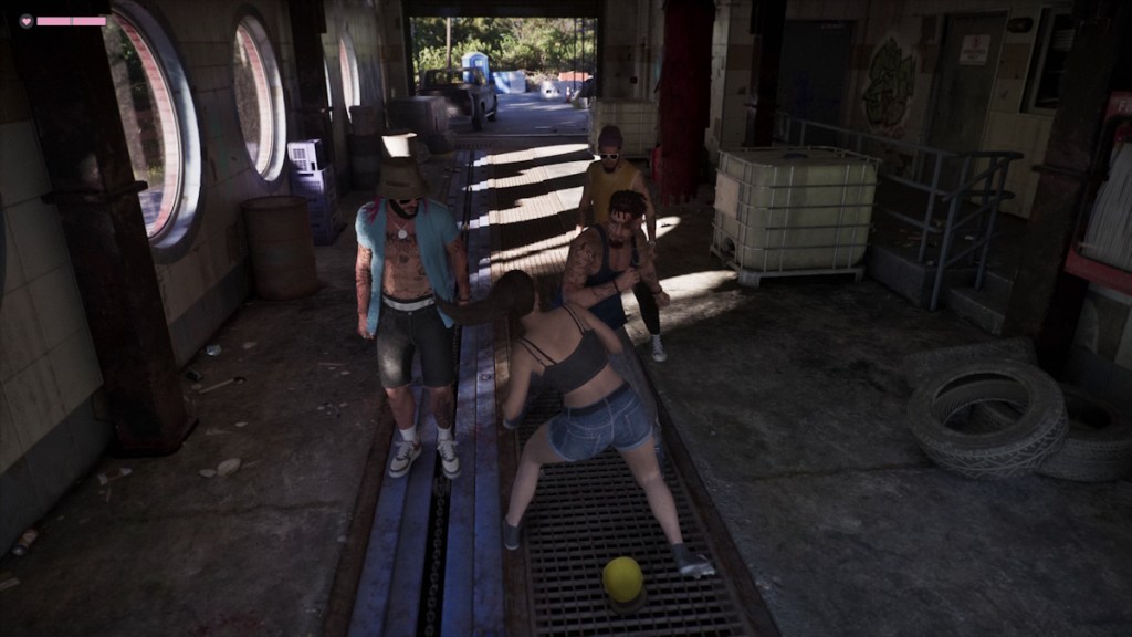 Lucia defending herself in GTA 6