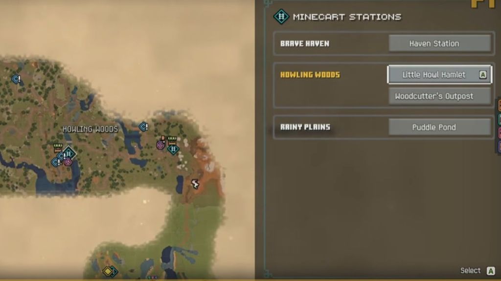 Map in Minecraft Dungeons 2
