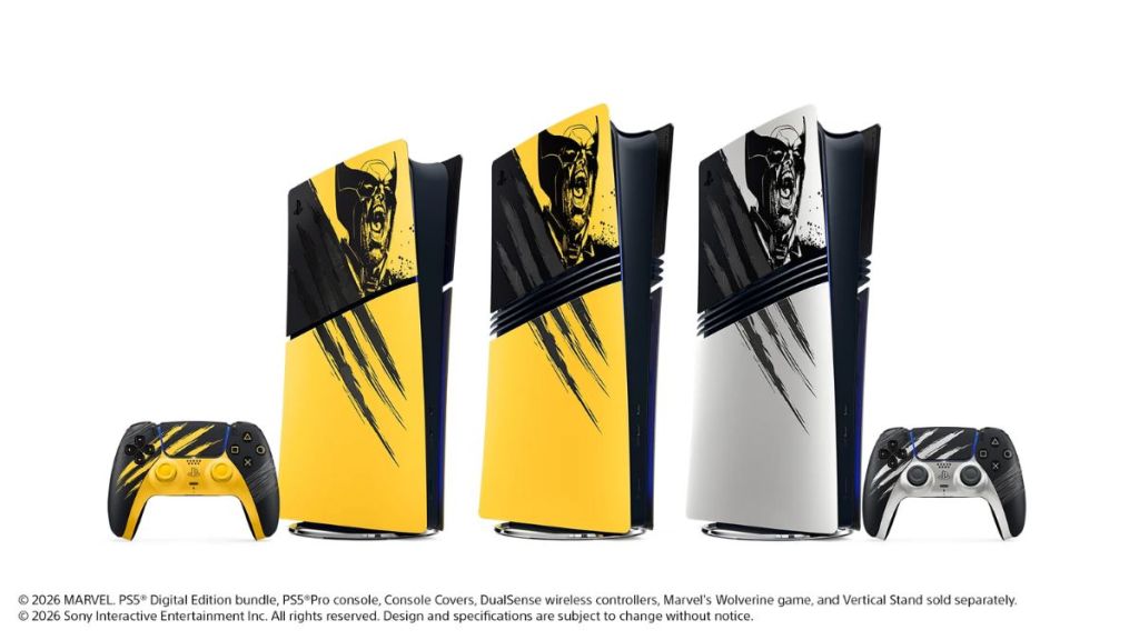 Marvel's Wolverine PS5 console and controller