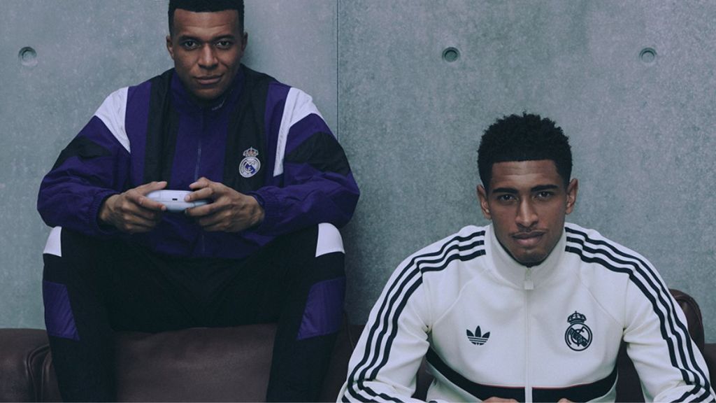 Mbappe and Bellingham in EA FC 27 cover