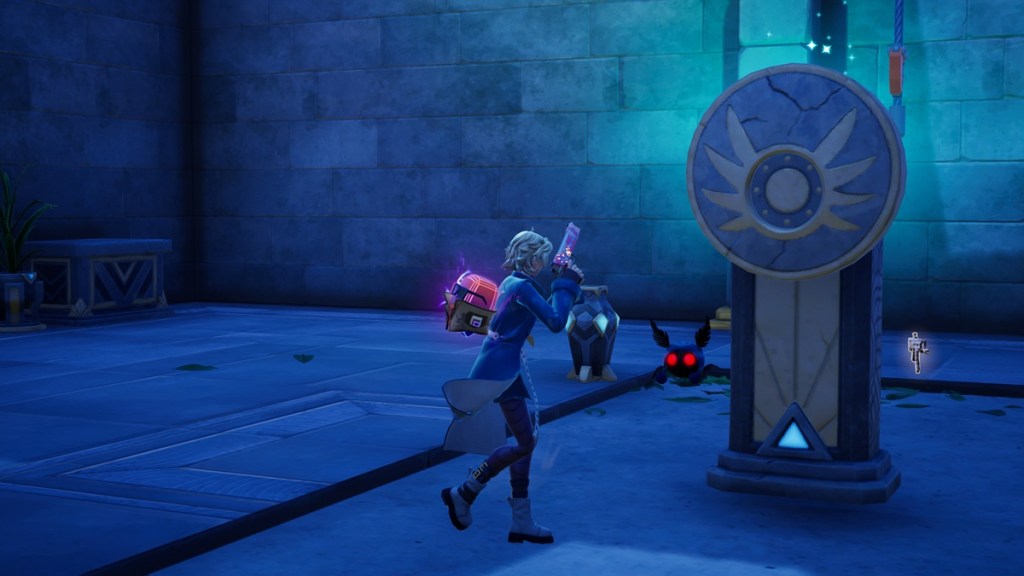 Mega Maze Landmark Vault Key activation device