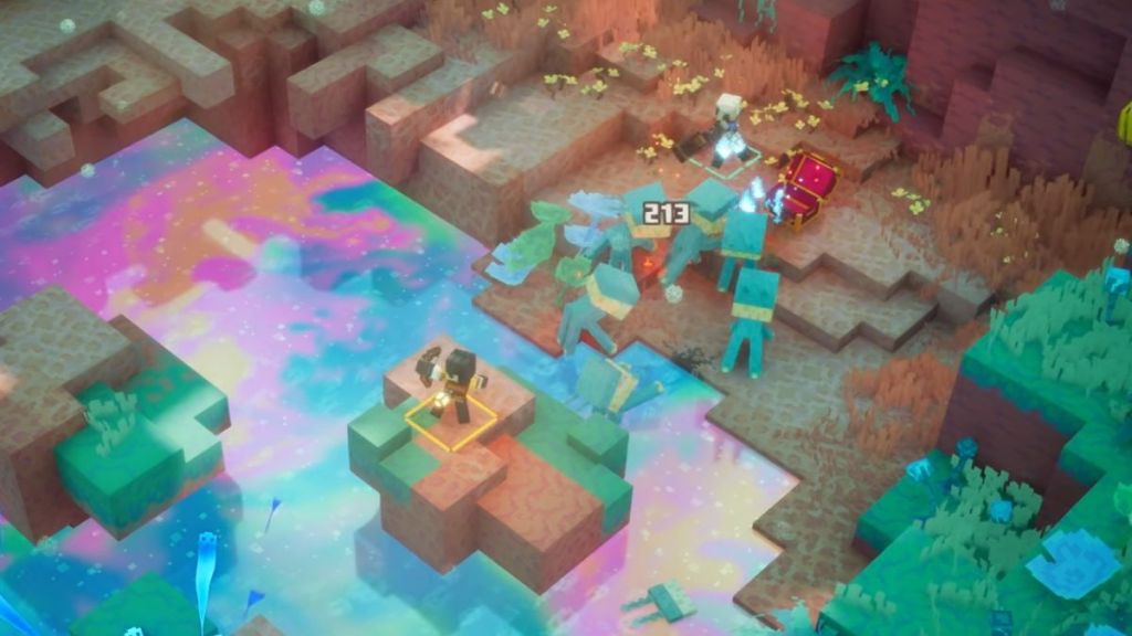 Minecraft Dungeons 2 trailer showing new mobs