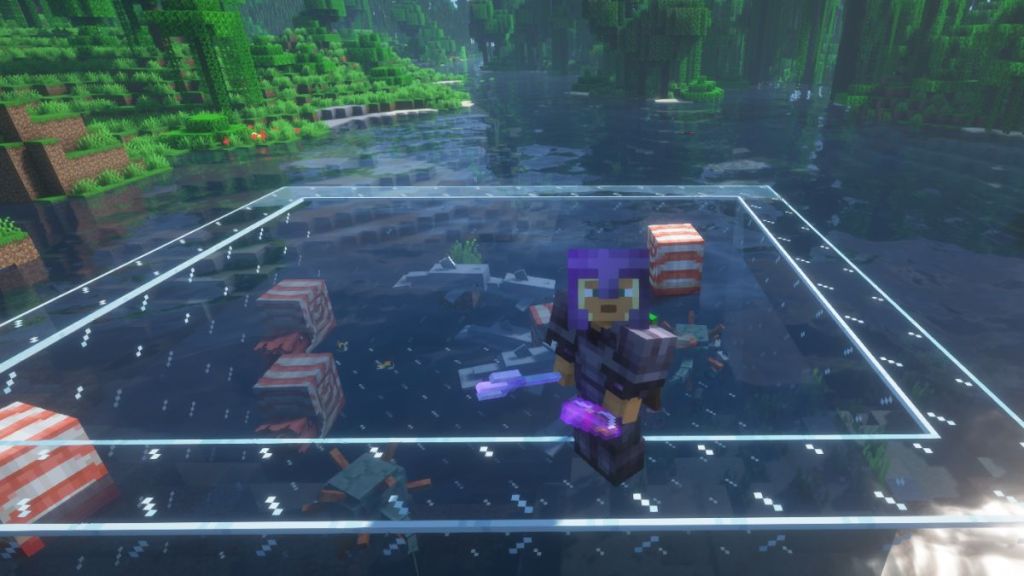 Mobs affected by Impaling in Minecraft