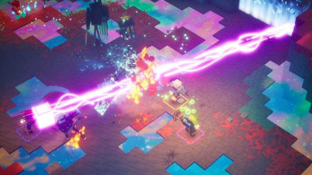 New weapons in Minecraft dungeons 2