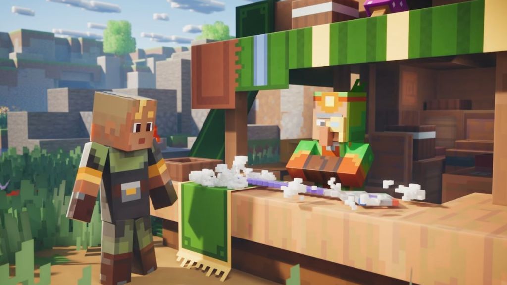 Place to get new weapons in Minecraft Dungeons 2