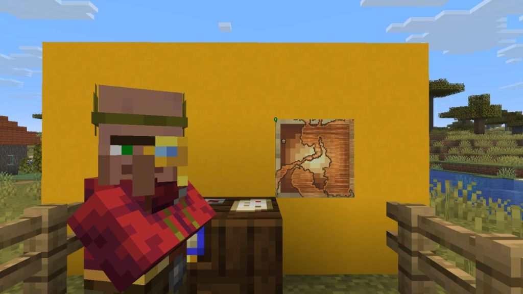 Plains Village Map in Minecraft