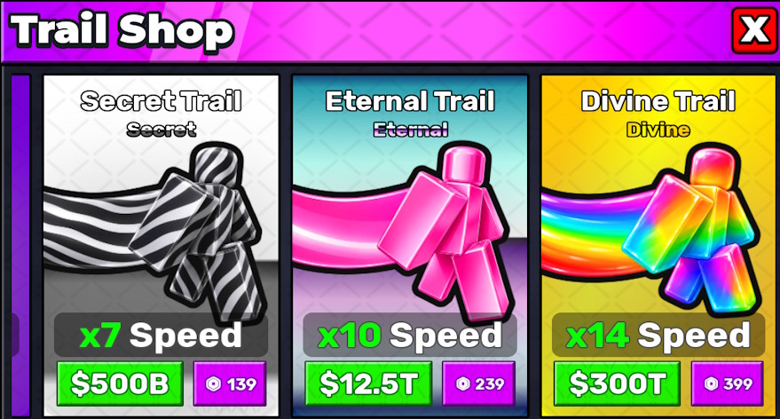 Purchase speed boost in Steal an Egg
