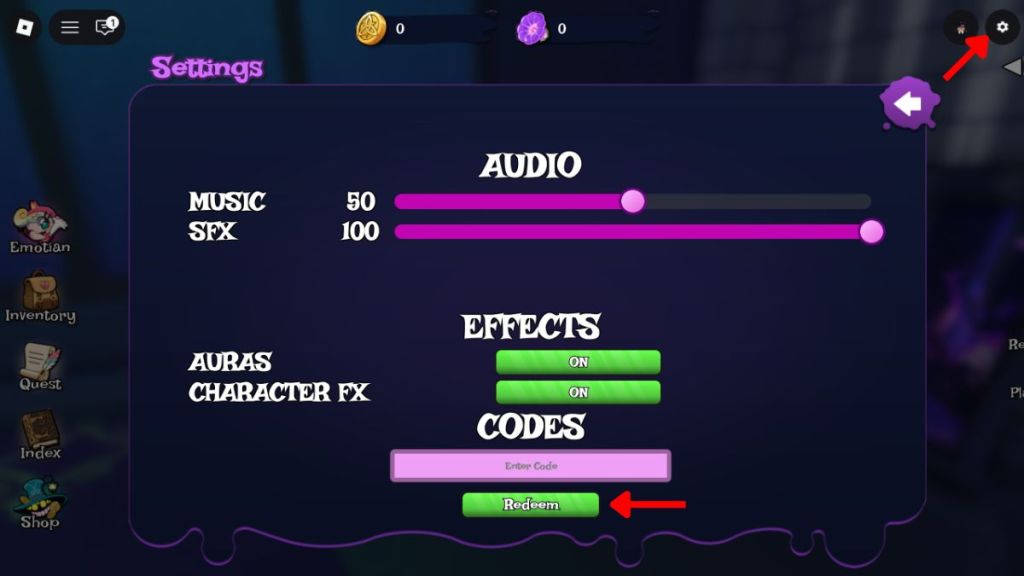 Redeem Emotia Escape Codes