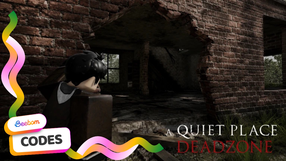 Roblox A Quiet Place Deadzone Codes with Beebom logo
