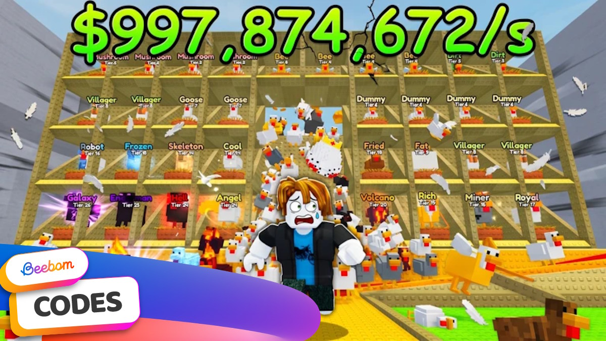 Roblox Chicken Farm codes by Beebom