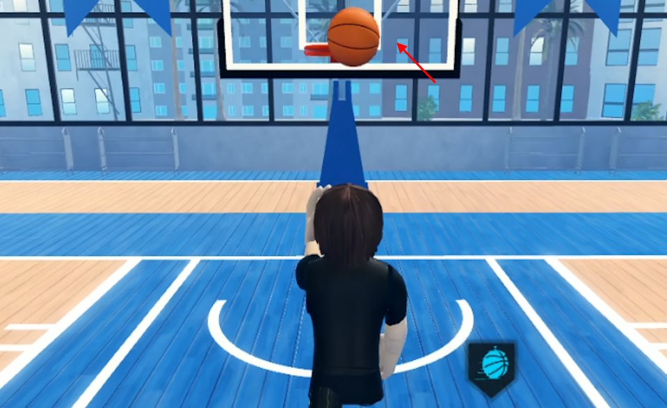 Self Lob in Practical Basketball
