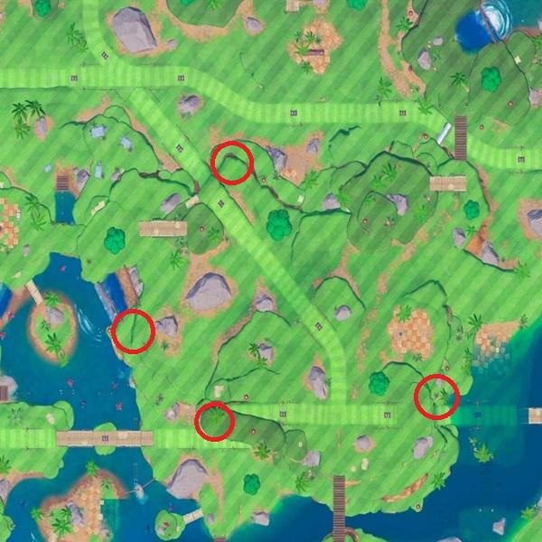 Sonic Green Hill POI Wrixel Parts in Fortnite