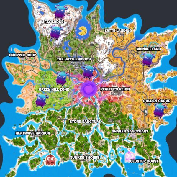 Storm Scout Sprite locations in Fortnite