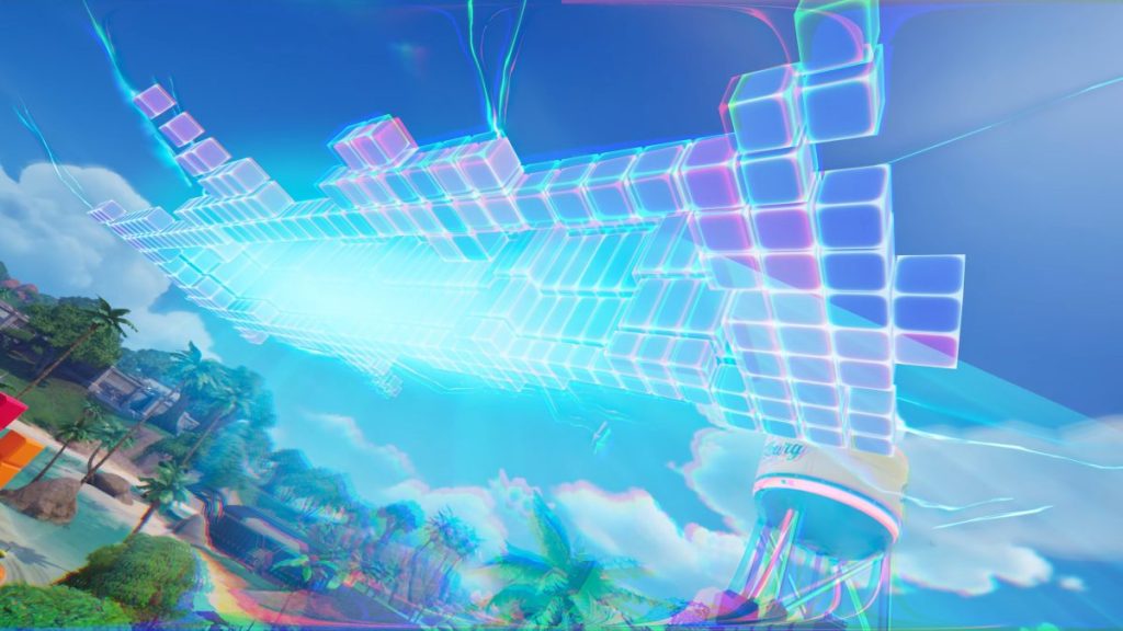 Temple POI spotted in the Fortnite Tetris teaser
