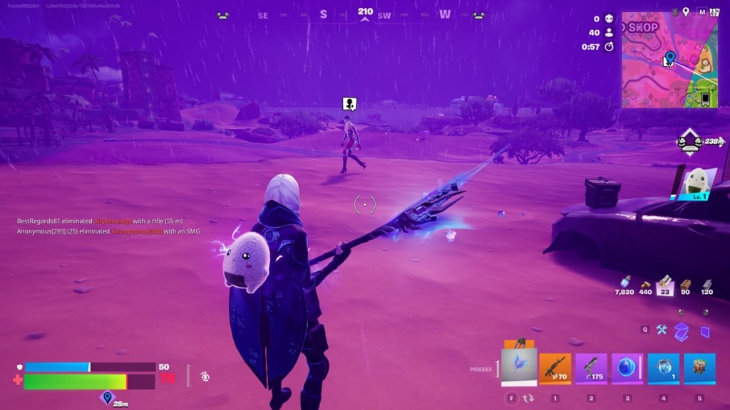The Order NPC walking in Fortnite