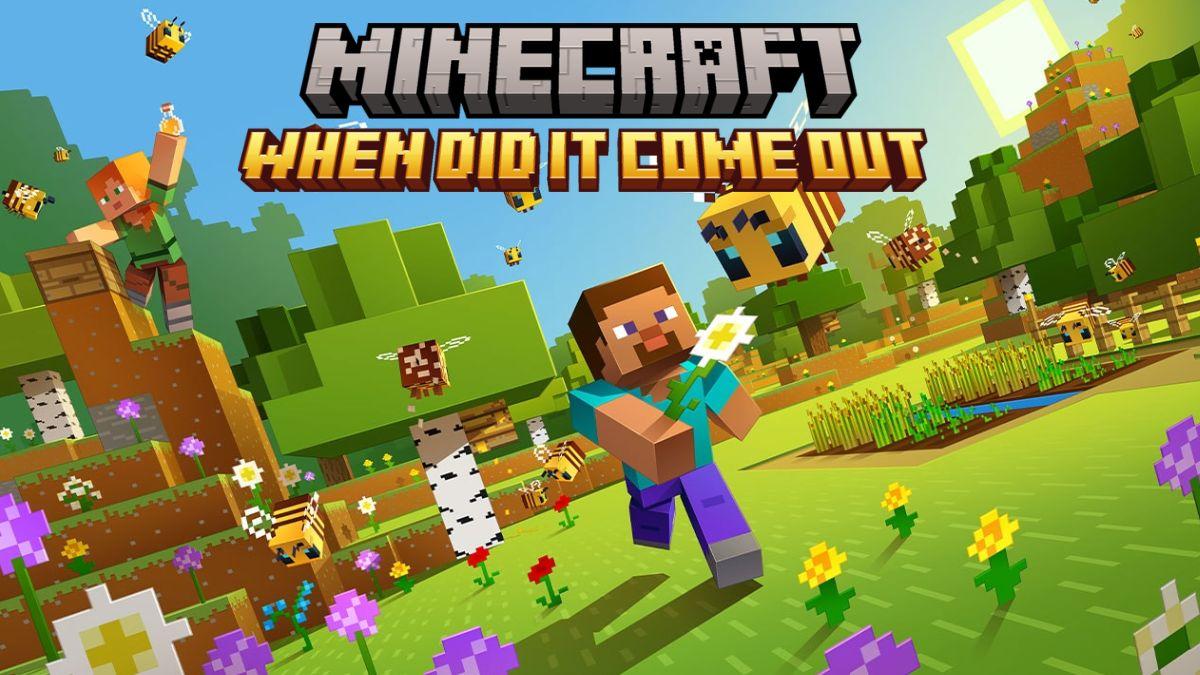 Minecraft Officially Launched November 2011, Alpha in 2009
