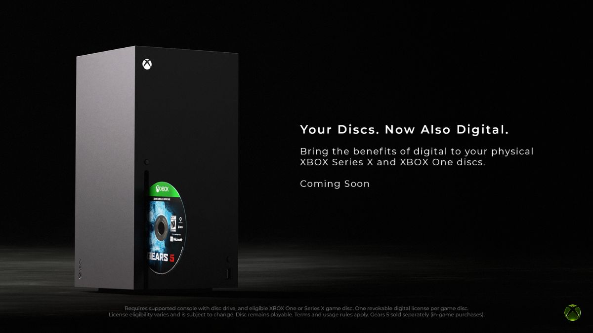 Xbox disc-to-digital announcement