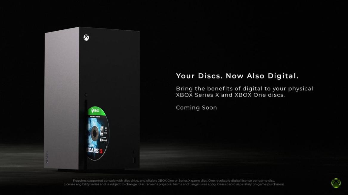 Xbox disc-to-digital announcement