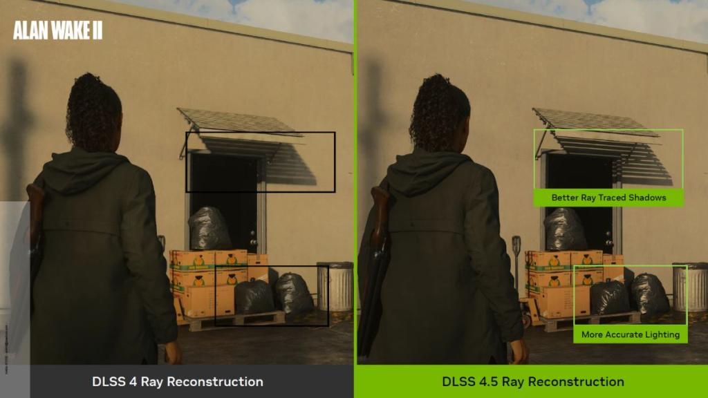 Alan Wake II running on Nvidia DLSS 4.5 Ray Reconstruction