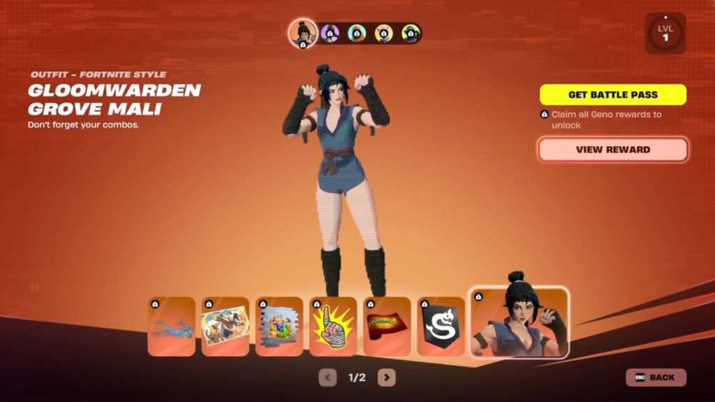 Fortnite Bonus Mali Set in Override Battle Pass