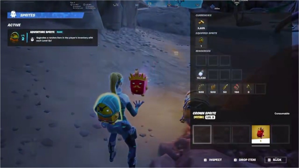 Fortnite Crown Sprite before opening chest