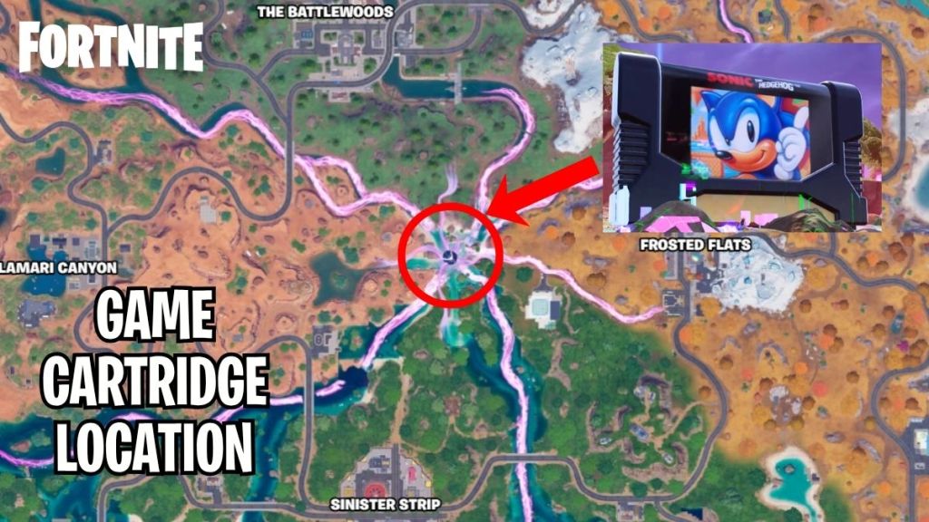 Fortnite Game Cartridge and Glitch Zone Location
