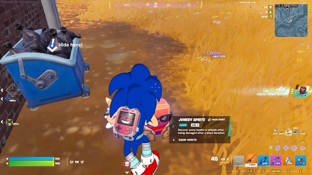 fn-jonesy-sprite-cheat-code