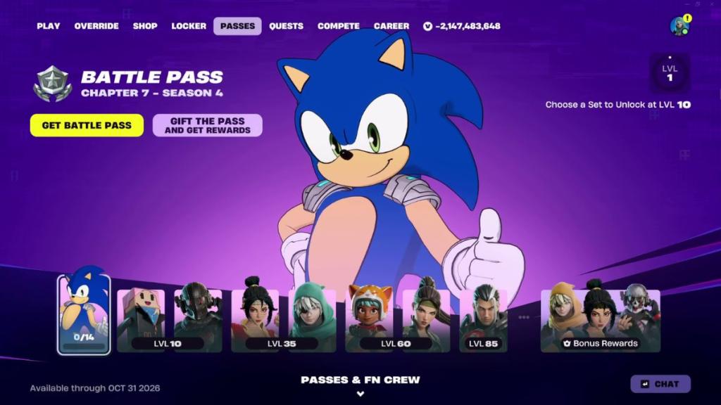 Fortnite Override Pass Home Screen